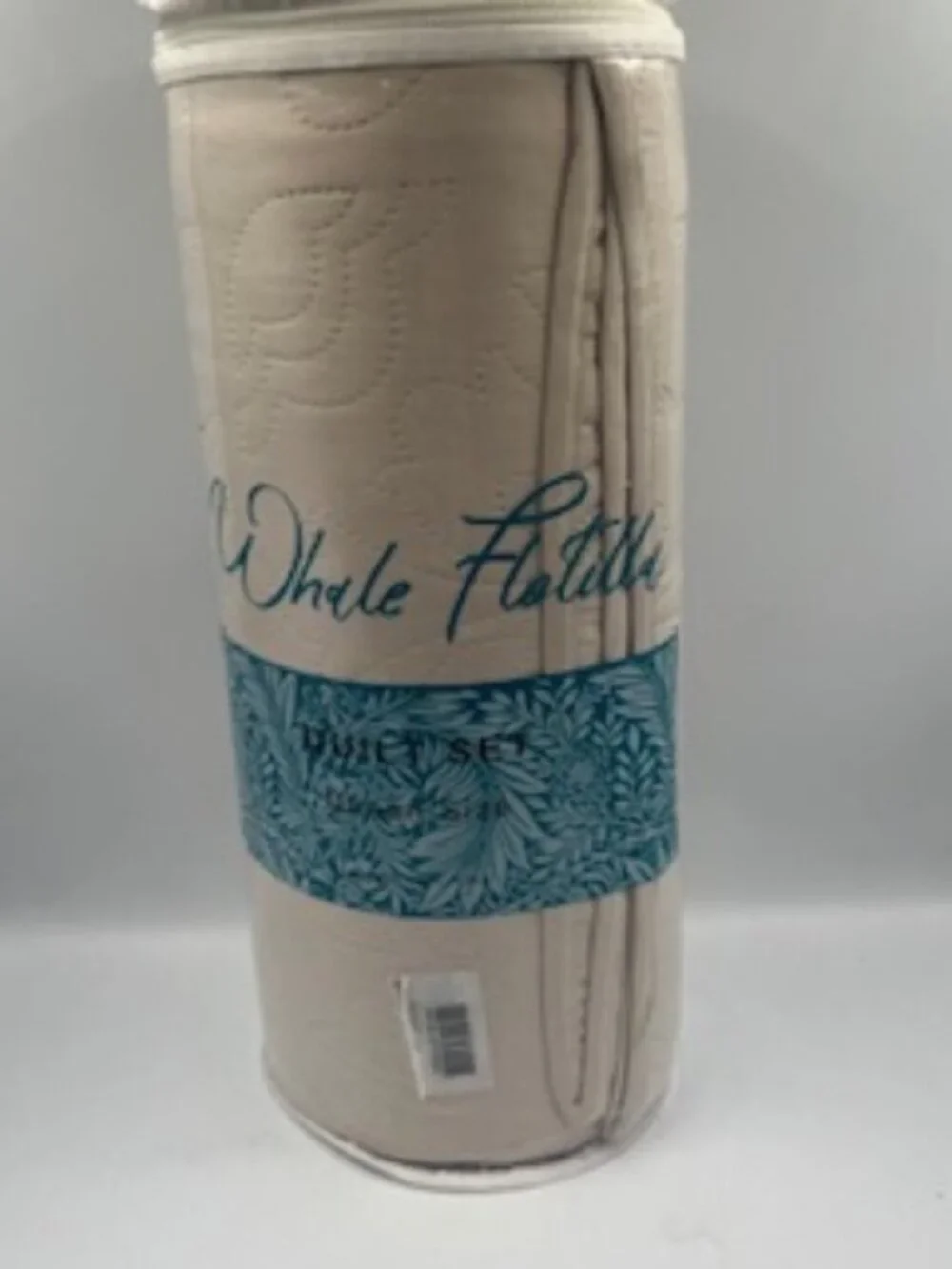 NEW Whale Flotilla Queen bed Set with‎ 2 Pillow Shams & Bedspread embossed quilt